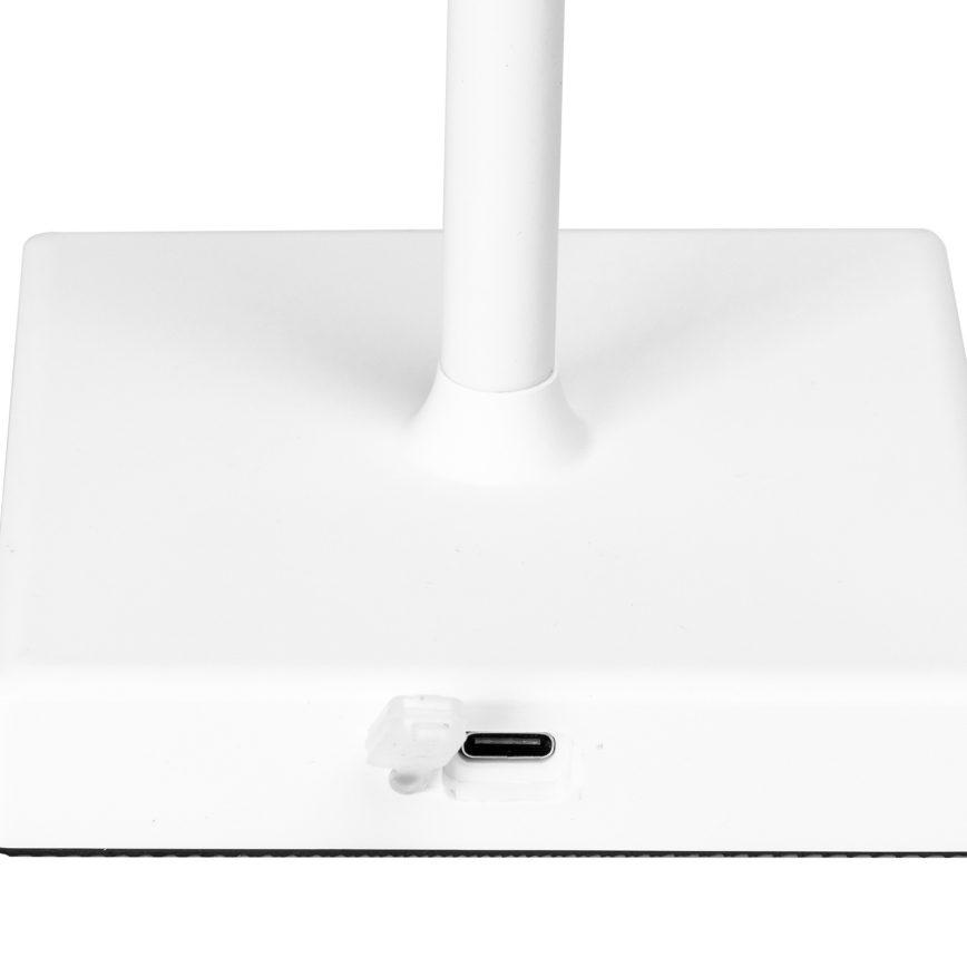 Aigostar -  Candeeiro de mesa LED RGBW exterior recarregável com regulação LED/4W/5V 3600mAh branco IP54