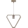 Aigostar - Candeeiro pendente com cabo 1xE27/60W/230V bege