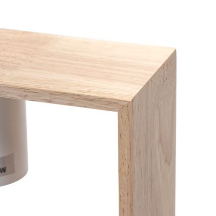 Aigostar - Candeeiro pendente com cabo 1xE27/60W/230V bege