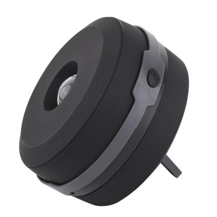 Aigostar - Candeeiro portátil dobrável LED LED/1,4W/3xAA preto/cinzento