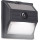 Aigostar - Candeeiro solar LED com sensor, 3,7 V, 6500 K, 500 mAh, IP65, preto