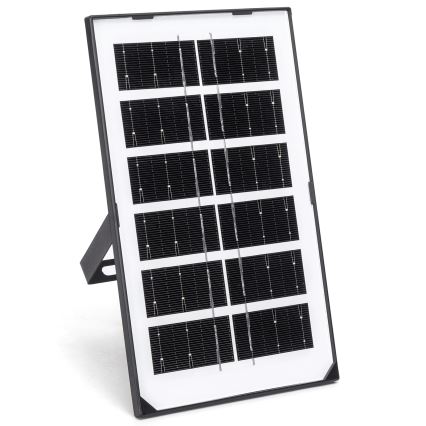 Aigostar - Candeeiro solar LED com sensor LED/35W/12V 3000 mAh 6500K diâmetro 10 cm + comando