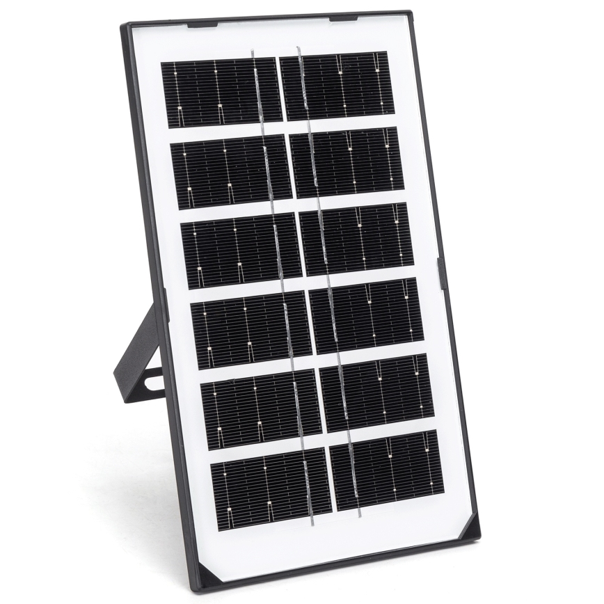 Aigostar - Candeeiro solar LED com sensor LED/35W/12V 3000 mAh 6500K diâmetro 10 cm + comando