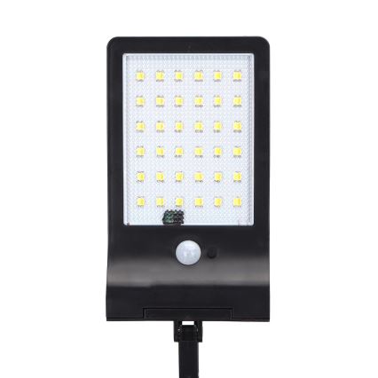 Aigostar - Candeeiro de rua solar LED com um sensor LED/3W/3,7V1800 mAh IP44 3000/4000/5000K + comando