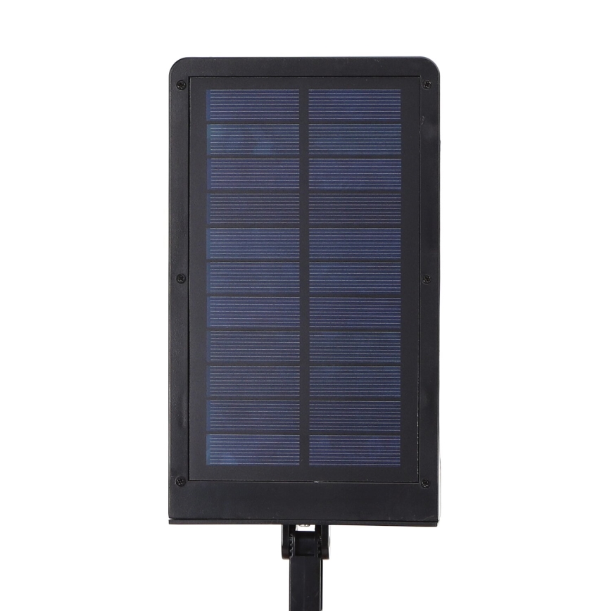 Aigostar - Candeeiro de rua solar LED com um sensor LED/3W/3,7V1800 mAh IP44 3000/4000/5000K + comando