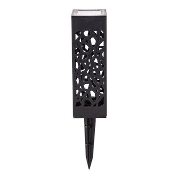 Aigostar - Candeeiro solar LED LED/0,006W/1,2V 28,5cm preto 6500K  IP44