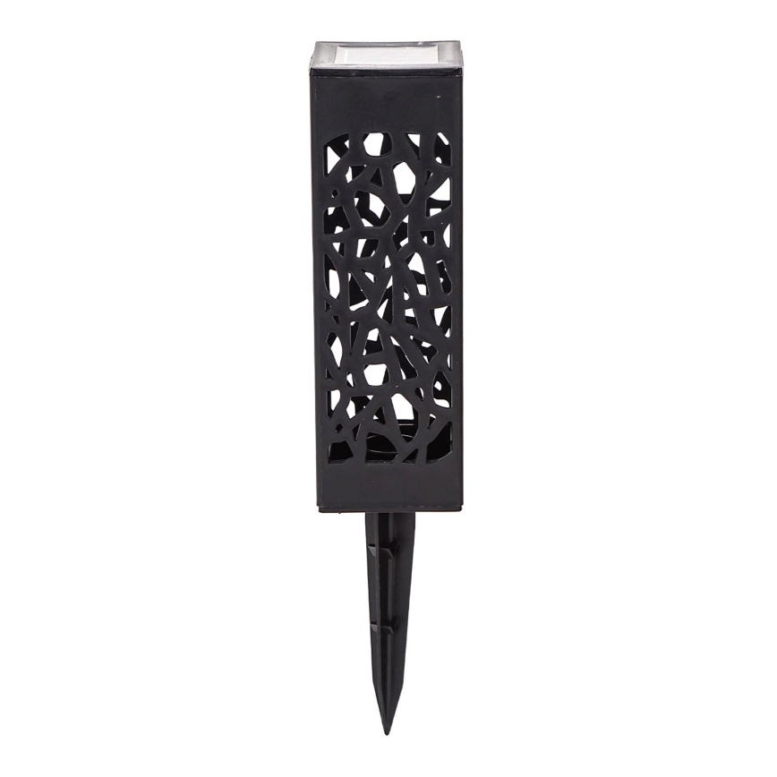 Aigostar - Candeeiro solar LED LED/0,006W/1,2V 28,5cm preto 6500K  IP44