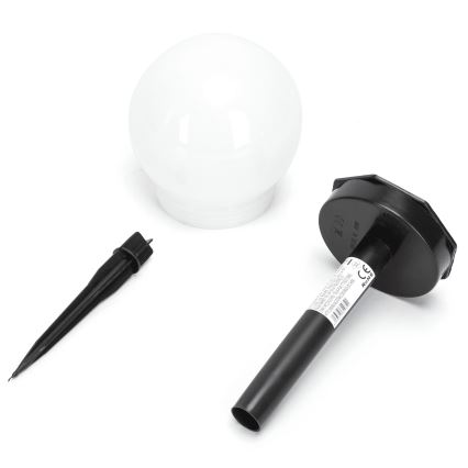 Aigostar - Candeeiro solar LED LED/0,006W/1,2V 33cm preto 6500K IP44
