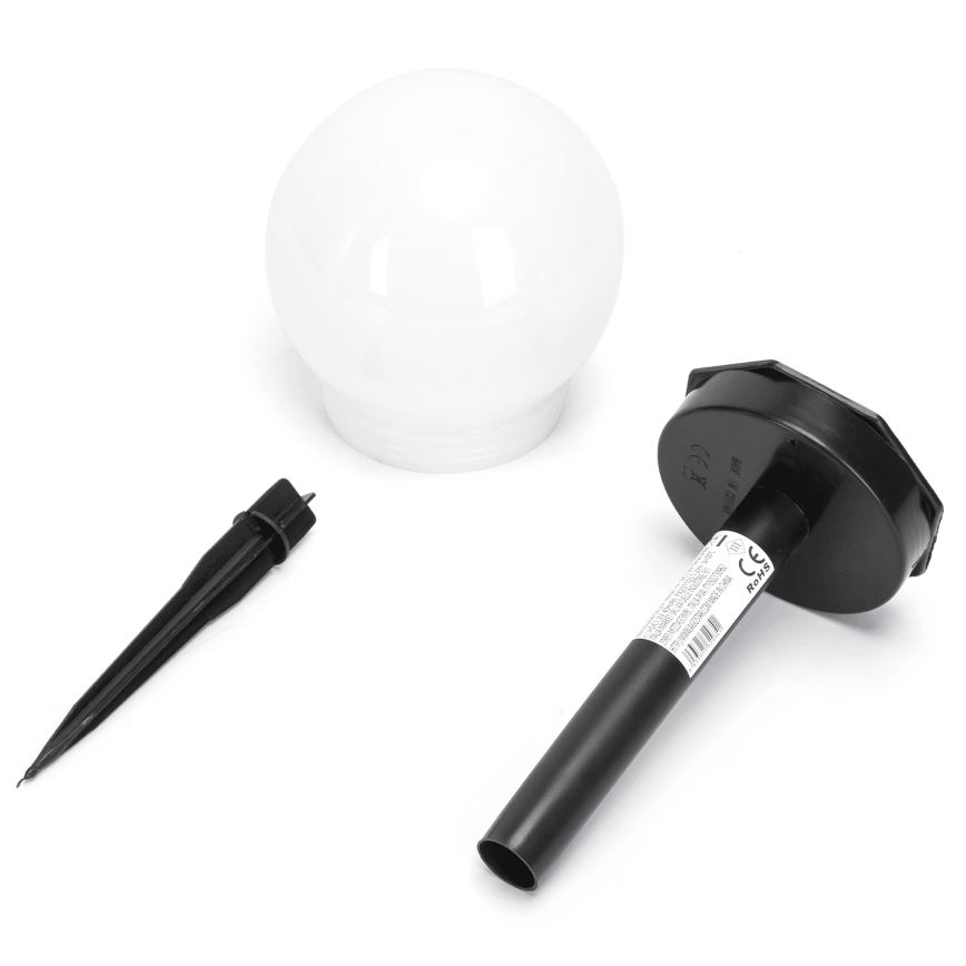 Aigostar - Candeeiro solar LED LED/0,006W/1,2V 33cm preto 6500K IP44