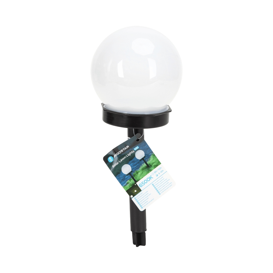 Aigostar - Candeeiro solar LED LED/0,006W/1,2V 33cm preto 6500K IP44