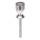 Aigostar - Candeeiro solar LED LED/0,006W/1,2V 35,5cm cromado mate 2700K IP44 100 mAh