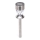 Aigostar - Candeeiro solar LED LED/0,006W/1,2V 35,5cm cromado mate 3000K IP44