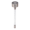 Aigostar - Candeeiro solar LED LED/0,006W/1,2V 36,7cm cromado mate 6500K IP44