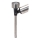 Aigostar - Candeeiro solar LED LED/0,006W/1,2V 37,5cm cromado mate 2700K IP44