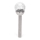 Aigostar - Candeeiro solar LED LED/0,006W/1,2V 37,8cm cromado mate 6500K IP44