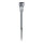 Aigostar - Candeeiro solar LED LED/0,006W/1,2V 40 mAh 29,7 cm cromado mate 6500K IP44