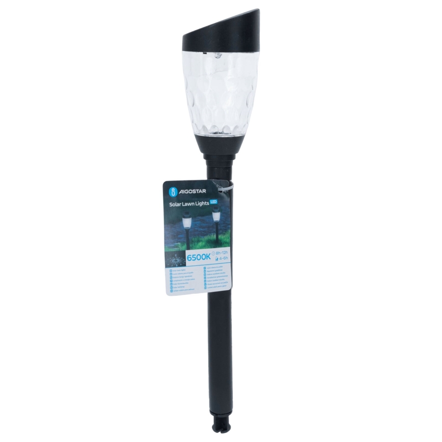 Aigostar - Candeeiro solar LED LED/0,006W/1,2V 40mAh 6500K IP44 estrela