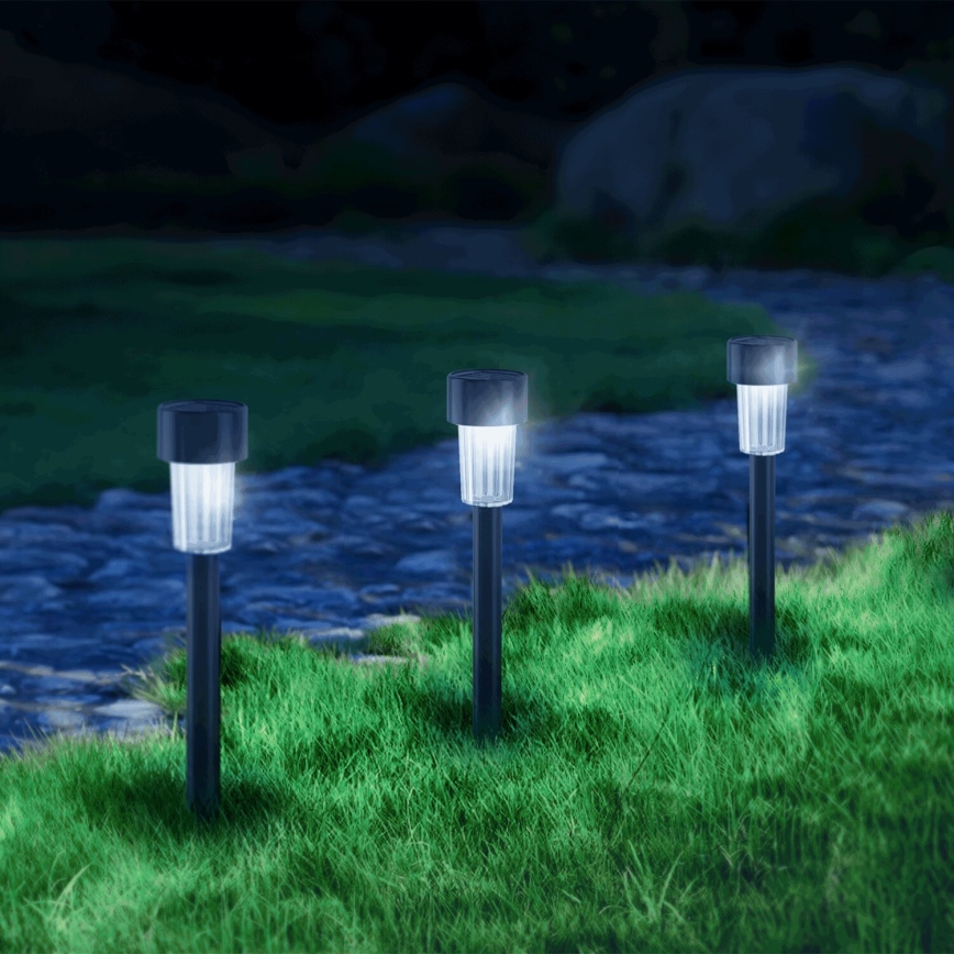 Aigostar - Candeeiro solar LED LED/0,006W/1,2V 40mAh 6500K IP44
