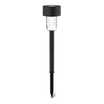 Aigostar - Candeeiro solar LED LED/0,06W/2V 32,7 cm 6500K IP44 preto