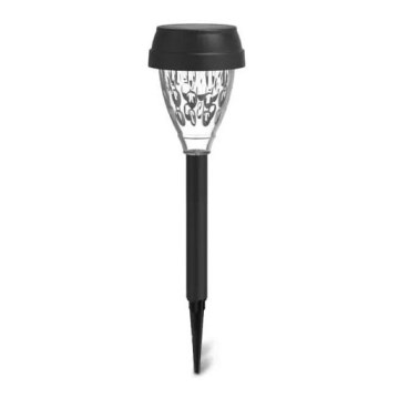 Aigostar - Candeeiro solar LED LED/0,06W/2V 33,5 cm 6500K IP44 preto