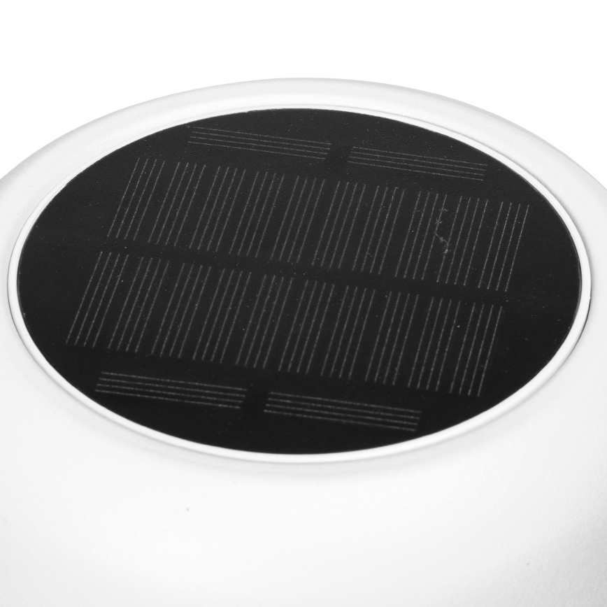 Aigostar - Candeeiro de mesa LED Solar regulável e recarregável LED/3W/5V 2200mAh branco IP54