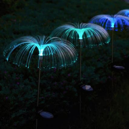 Aigostar - Candeeiro solar LED RGB decorativo LED/0,03W/1,2V 300 mAh 70cm IP44