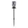 Aigostar - Candeeiro solar LED RGB LED/0,006W/1,2V 35,5 cm cromado mate IP44