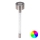 Aigostar - Candeeiro solar LED RGB LED/0,006W/1,2V 36,7cm cromado mate IP44