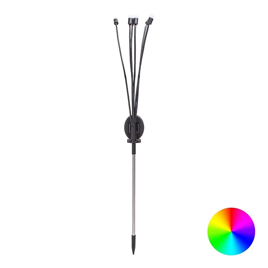 Aigostar - Candeeiro solar LED RGB LED/0,04W/1,2V 68,5cm IP44