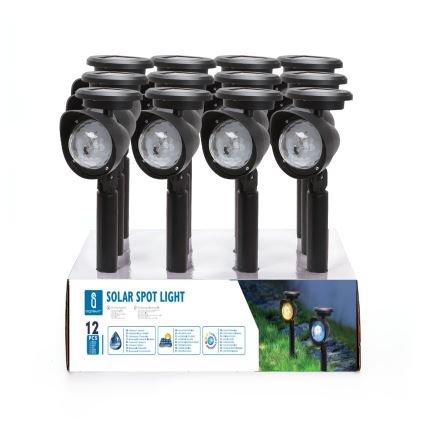 Aigostar - Candeeiro solar LED RGB LED/400mAh IP44