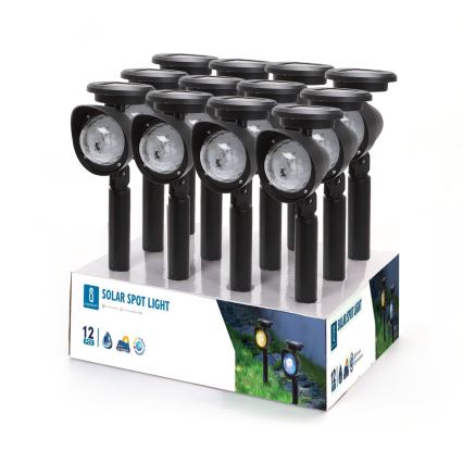 Aigostar - Candeeiro solar LED RGB LED/400mAh IP44