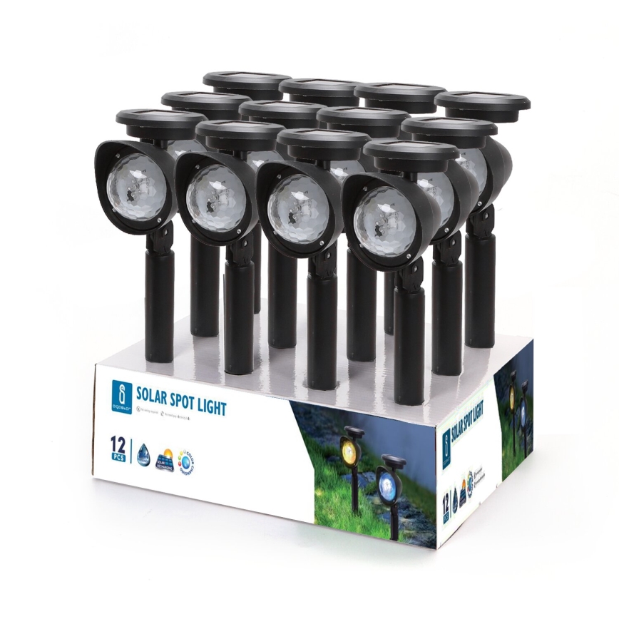 Aigostar - Candeeiro solar LED RGB LED/400mAh IP44