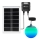 Aigostar - Candeeiro solar LED RGB regulável MESH LED/20W/3,7V 4000 mAh 2700K-6500K IP65 diâmetro 15 cm