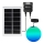 Aigostar - Candeeiro solar LED RGB regulável MESH LED/20W/3,7V 4000 mAh 2700K-6500K IP65 diâmetro 20 cm