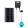Aigostar - Candeeiro solar LED RGB regulável MESH LED/35W/3,7V 8000 mAh 2700K-6500K IP65 diâmetro 50 cm