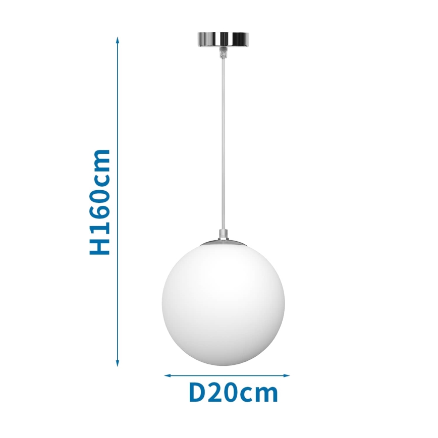 Aigostar - Candeeiro suspenso 1xE27/40W/230V