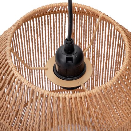 Aigostar - Candeeiro suspenso 1xE27/60W/230V bege