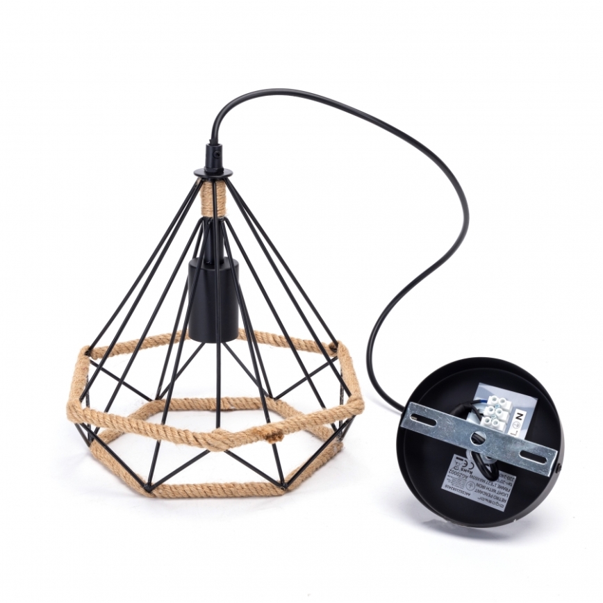 Aigostar - Candeeiro suspenso 1xE27/60W/230V