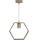 Aigostar - Candeeiro suspenso com cabo 1xE27/60W/230V bege