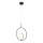 Aigostar - Candelabro suspenso LED LED/15W/230V 6500K preto/dourada