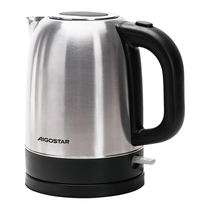 Aigostar - Chaleira 1,7l 2200W/230V cromado mate