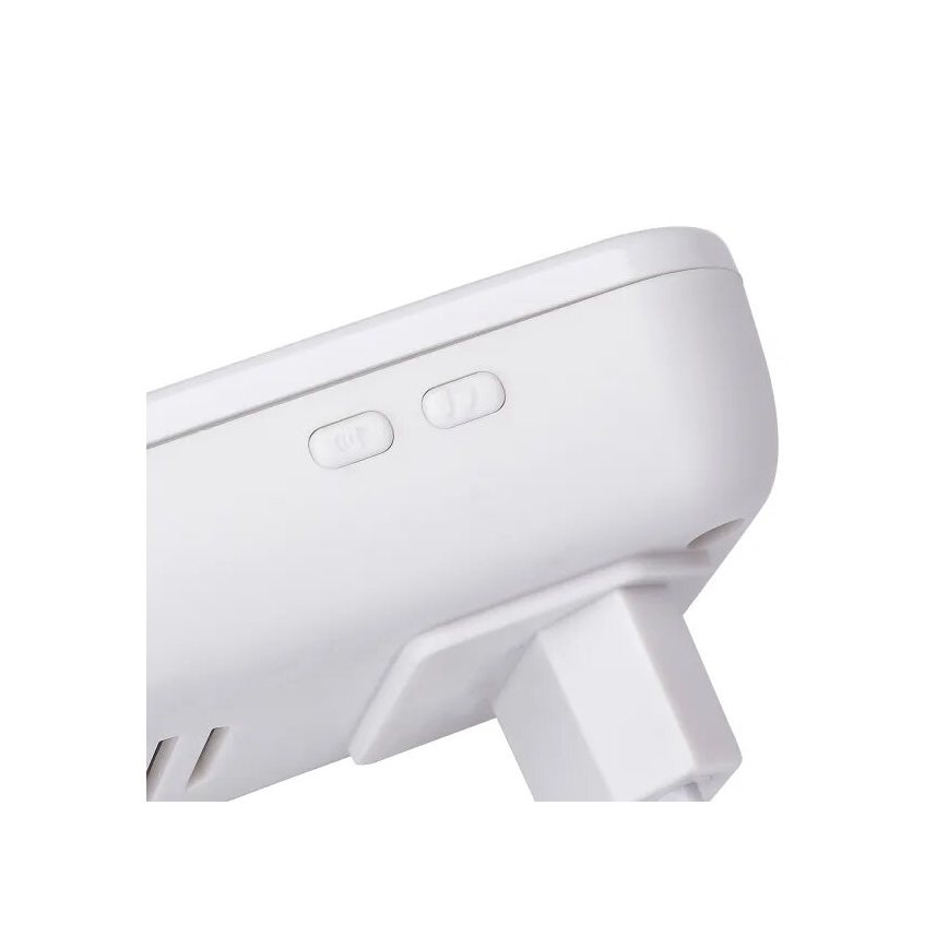 Aigostar - CONJUNTO 2x Campainha de tomada sem fios 230V IP44 branca/preta
