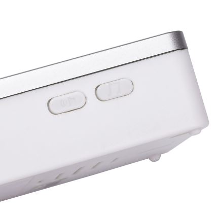 Aigostar - CONJUNTO 2x Campainha sem fios 3xAA IP44 branco