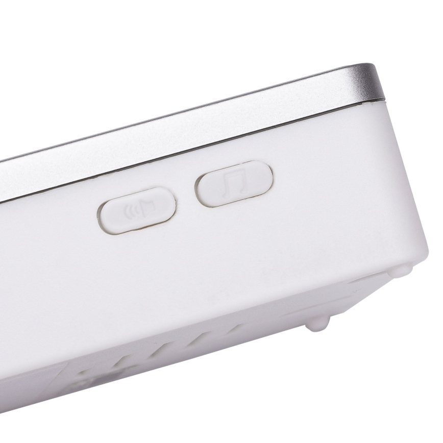 Aigostar - CONJUNTO 2x Campainha sem fios 3xAA IP44 branco