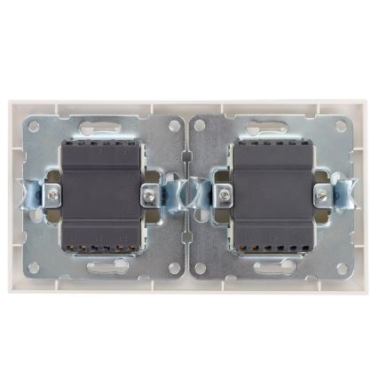 Aigostar - CONJUNTO 2x Interruptor doméstico com armação