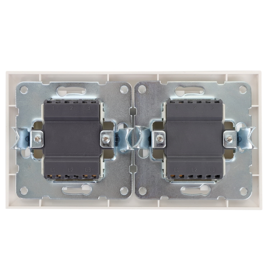 Aigostar - CONJUNTO 2x Interruptor doméstico com armação