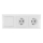 Aigostar - CONJUNTO 2x Tomada doméstica com um interruptor 2x16A/250V