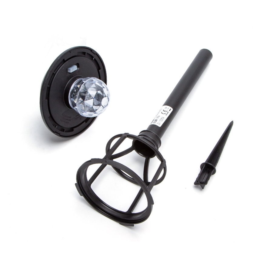 Aigostar - CONJUNTO 4x Candeeiros solar LED RGB LED/0,2W/2V IP44