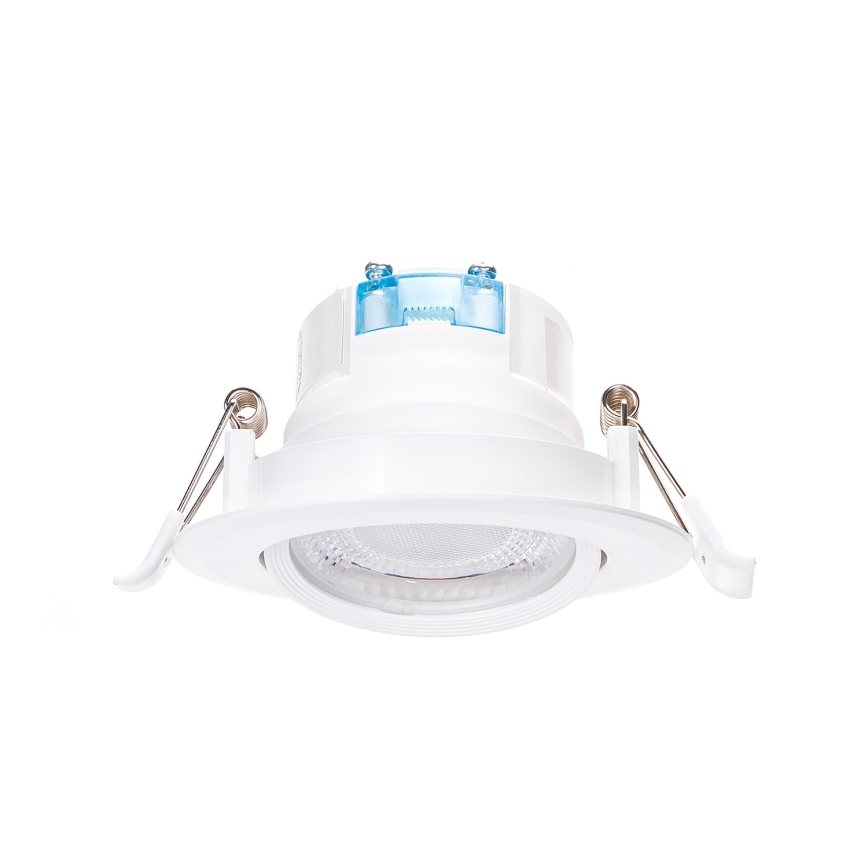 Aigostar - Conjunto de 3 luminárias de embutir LED/5W/230V 4000K Ø 8,5 cm branco