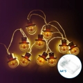 Aigostar - Cordão de luzes LED de Natal 20xLED/3xAA 3m branco quente, com boneco de neve